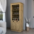 thumbnail image 1 of Functional 4-built In Wine Rack Bar Cabinet - Design Versatile For Entertaining Occasions, 1 of 4