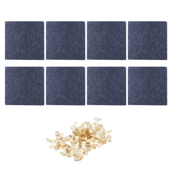 Functional 8Pcs Felts Message Boards 11.8" with 2Sided Tape and Pin for Home and Office Organization