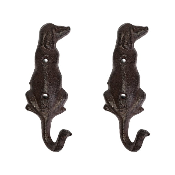 Functional And Decorative Dog Iron Hook Elegant Wall Hangers For Various Spaces