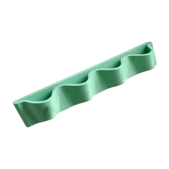 Functional And Fashionable Eyewear Display Stand Elegant Eyewear Shelf With Smooth Waved Shape For Any Room