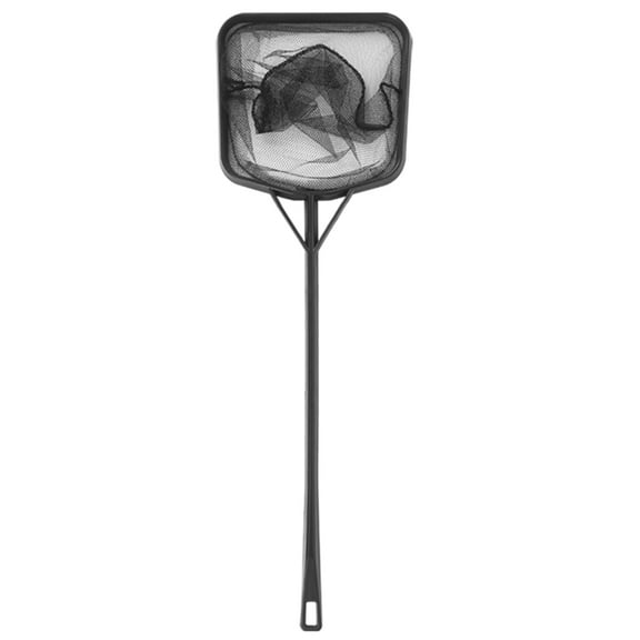 Functional Aquariums Square Fishing Net with Long Handle Fishing Gear for Catching Fish Shrimp Tanks Aquariums Too