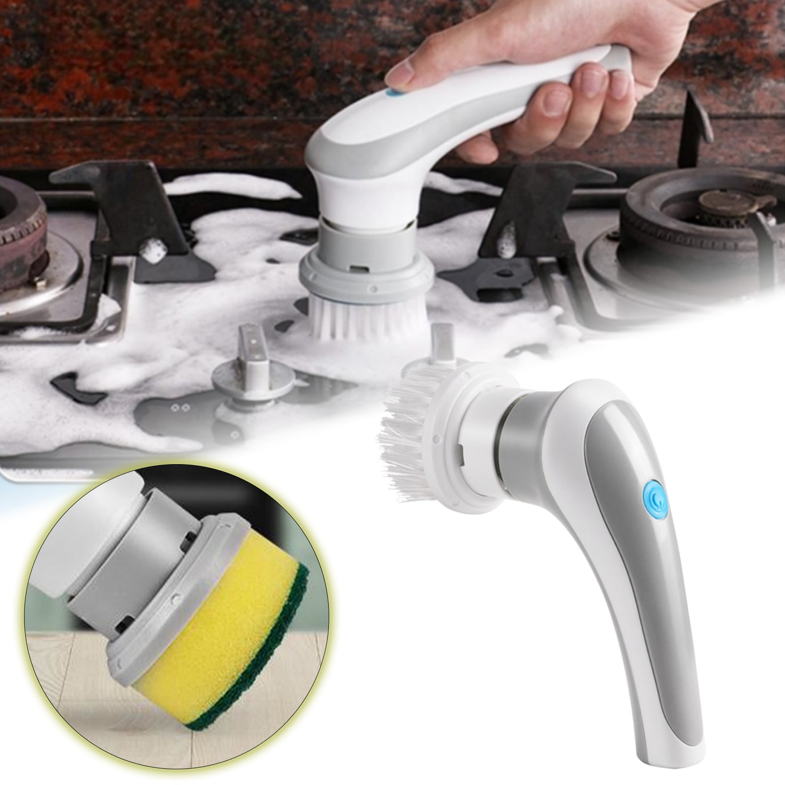 Functional Automatic Telescopic Handheld Cordless Cleaning Brush