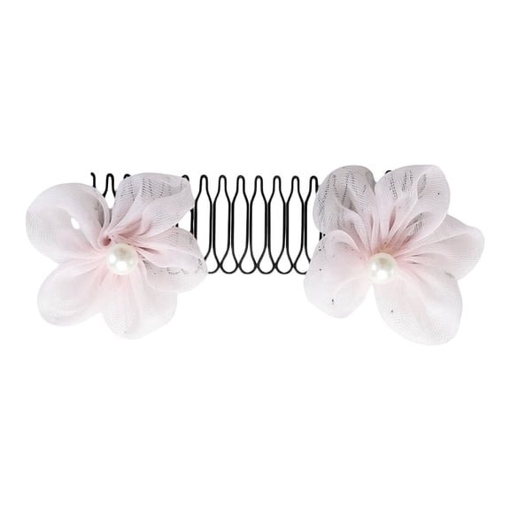 Functional Barrette For Hair Styling And Organization With Easy To Create Curly And Messy Hair Styles In Comb, 3.74 inch, White