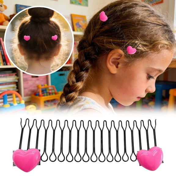 Functional Barrette for Hair Styling Easy to Create Curly with Sorting Comb and Messy Style Enhancer for All Hair Types