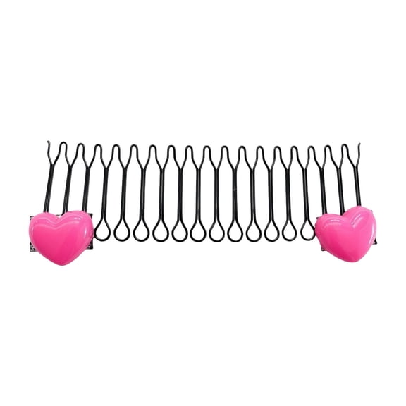Functional Barrettes for Hair Styling Create Curly with Easy Stone Texture Hair Comb for Messy Hair and Tidy Styles Versatile Hair Accessories for Day to Day Use,3.74inch,Pink2