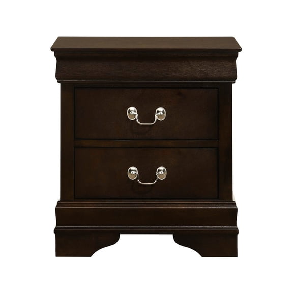 Functional Bedroom Nightstand / 2 Drawers / Made of Select Hardwoods