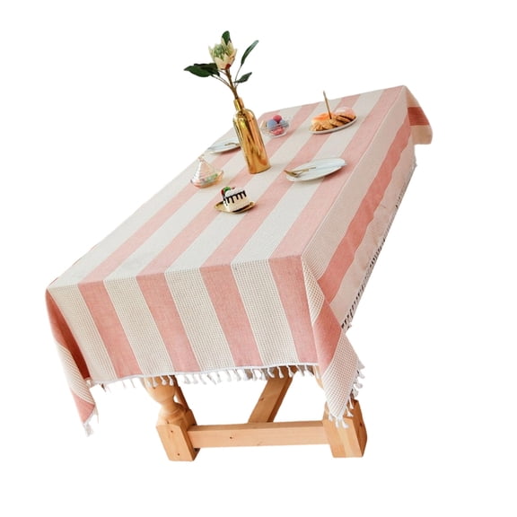 Functional Breathable Tablecloth Simple Multiple Size Border Accent Deck