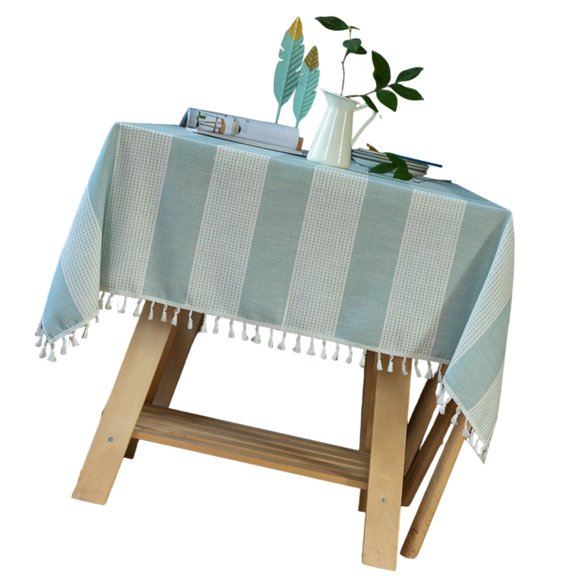 Functional Breathable Tablecloth Simple Multiple Size Border Accent Deck
