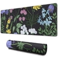 thumbnail image 1 of Functional & Cute Garden Flowers Mouse Mat - Soft to the Touch, Non-Slip Rubber Base, Easy to Slide, Splash Resistant, Portable, Personalized Design, Ideal for Computers, 31.5x11.8 Inch, 1 of 7