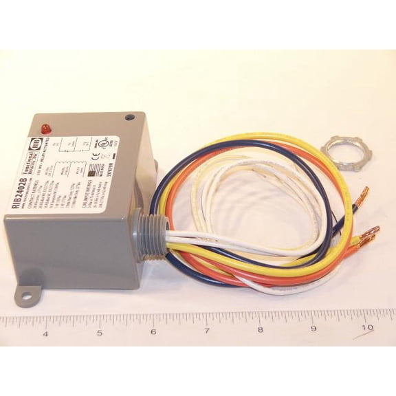 Functional Devices RIB2402B - 24VAC/DC208-277V 20A SPDT Rly