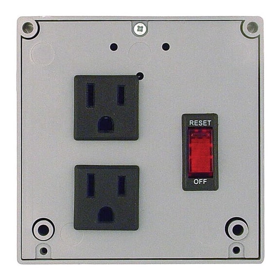 Nonfusible, Safety Switch, General Duty, 120 V, 2PST, NEMA 1 Plastic