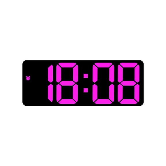 Functional Digital Alarm Clock LED Digital Alarm Clock with Alarms Date Temperature Display for Track Time