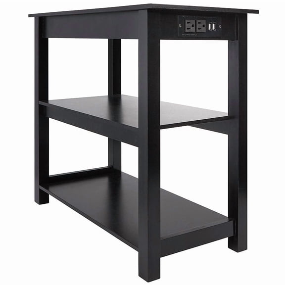 Functional Accent Table with Built in Power Outlets