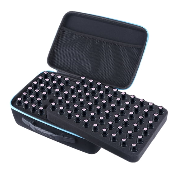 Functional Essential Oils Storage Case Fits 120 Bottles Of 5-10ML Shockproof EVA Carry Bag For Daily Use And Travel