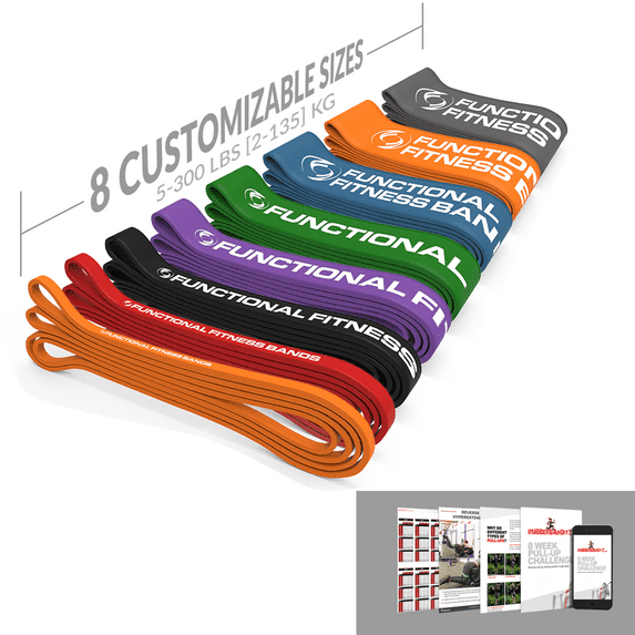 Functional Fitness Bands - Resistance and Workout Bands, Pull Up Assistance & Exercise Bands