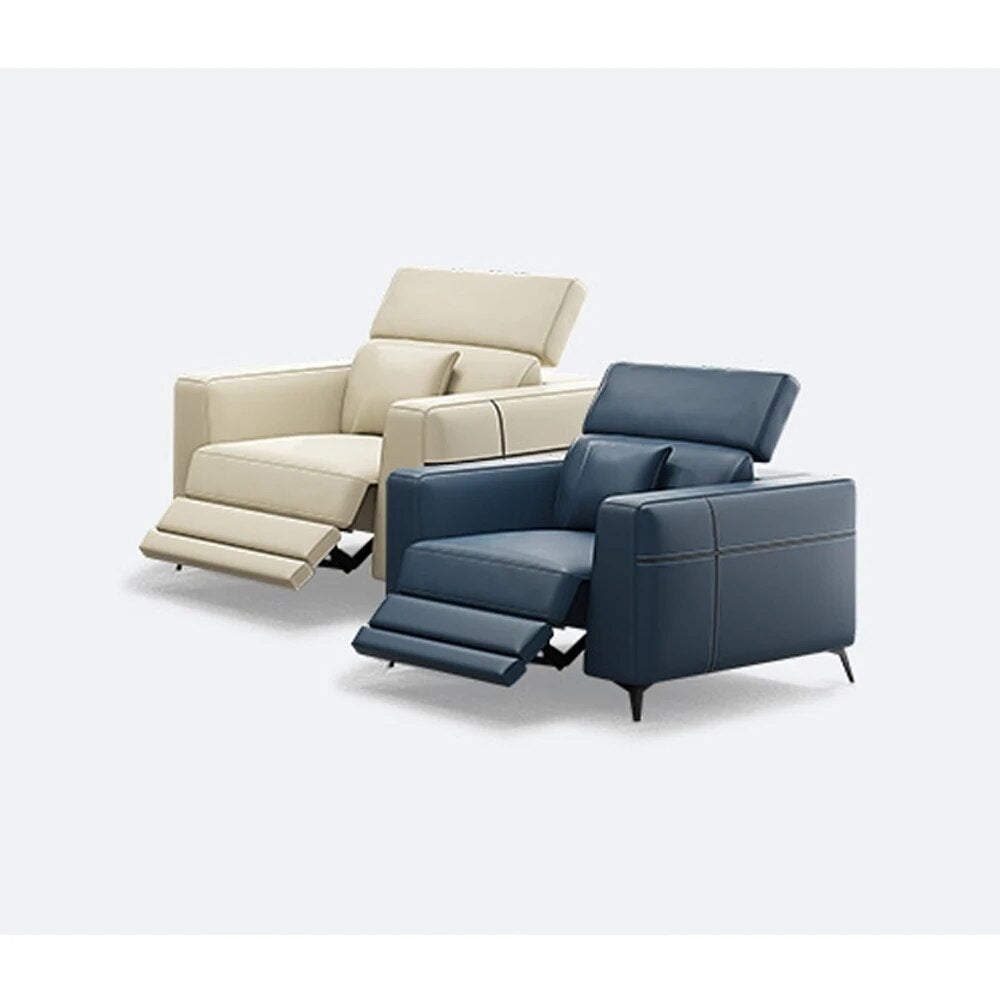 Functional Genuine Leather Sofa Cama Electric Reclining Sofa Set Sectional Couch Theater Seats