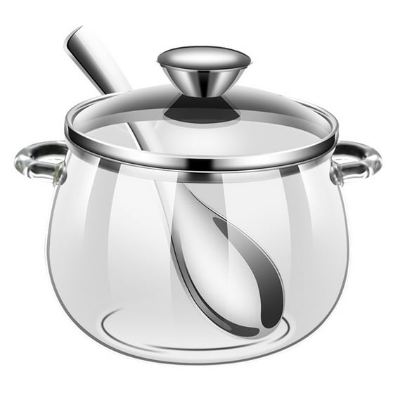 Functional Glass Lard Storage Jar with Spoon for Cooking Oil and Condiments