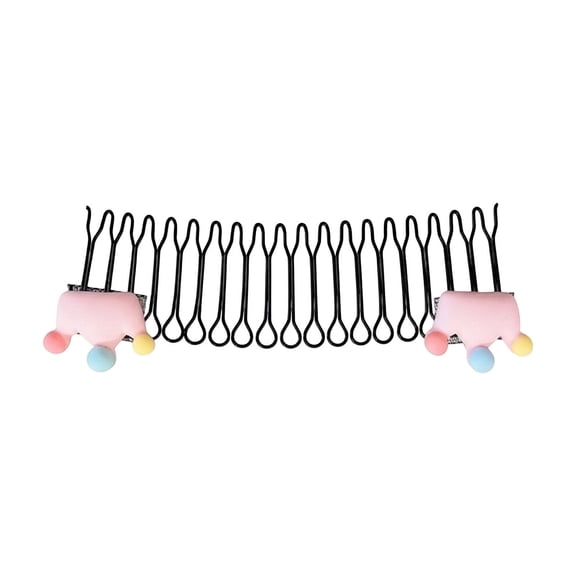 Functional Hair Barrette for Styling and Curl Management Easy to Use Accessory for Crafting Messy and Curly Hairstyles Versatile Hair Sorting Tool for Daily Wear,3.74inch,Pink1