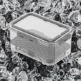 thumbnail image 1 of Functional Ice Tray with Fresh-Keeping Box, Portable Refrigerator Storage Container with Sealed Lid, Food Grade Transparent Lunch Box for Picnics and Kitchen Use, 1 of 3