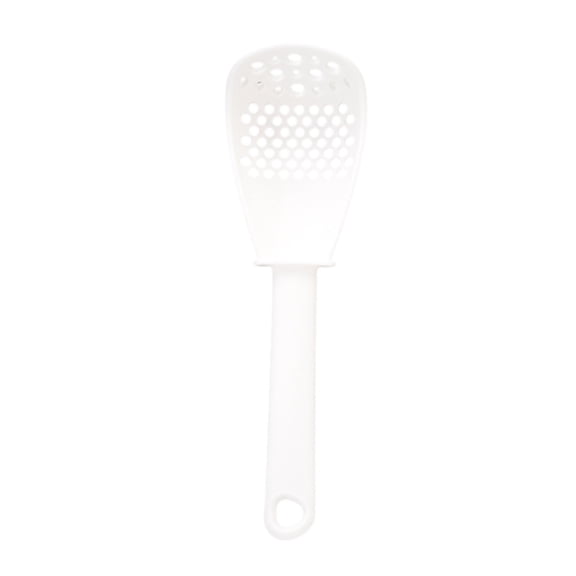 Functional Kitchen Spoons for Tableware — Slotted Silicone Heat- Dishwasher Safe Modern Style with Polypropylene Construction
