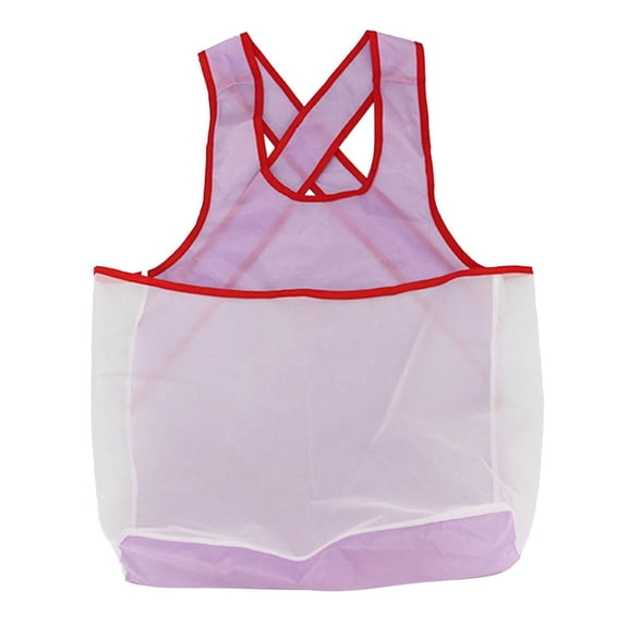 Functional Laundry Smock with Pocket Convenient Laundry Apron Waterproof Clothes Drying Pouch for Kitchen Bathroom