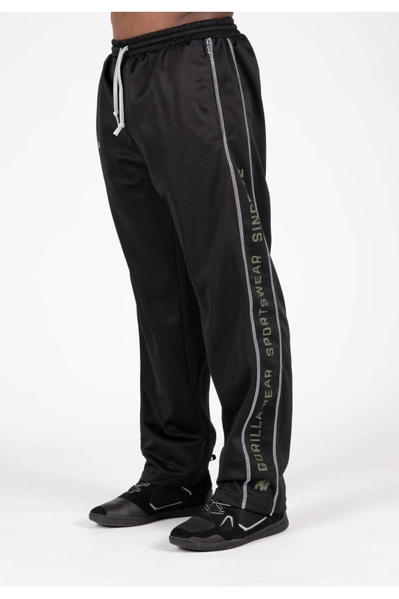 Functional Mesh Pants - Black/Green