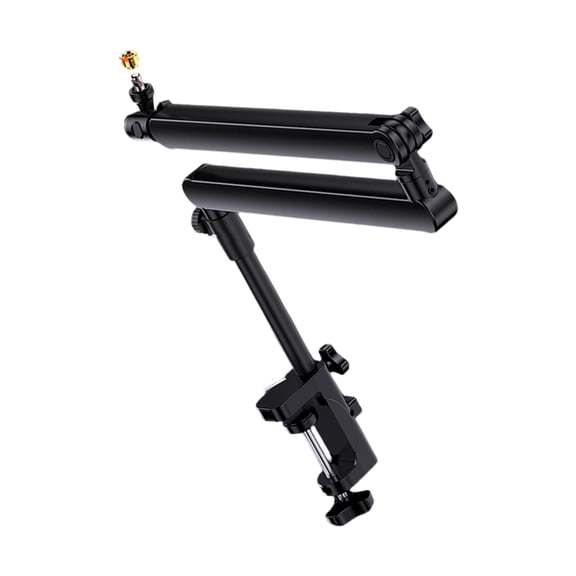 Functional Metal Mic Boom Arm Stand Holder With Hide Cable Routing Systems Perfect For Live Broadcast Vocal Recording