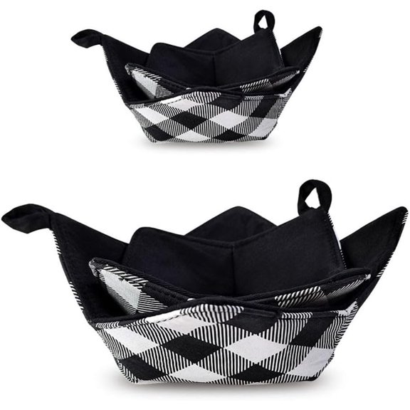 Functional Microwave Bowl Holder, Soft and Reversible Design for Safe Handling (S+L)