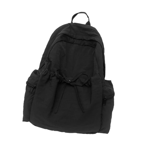 Functional Nylon School Bag for Teens Ergonomic Daypack Large Capacity Student Backpack with Multiple Pockets Rucksack