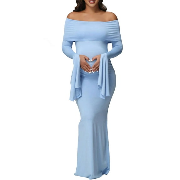 Functional Pocket Maternity Dress Soft Gentle Dress for Convenient Storage Of Essential During Pregnancy Activities 6