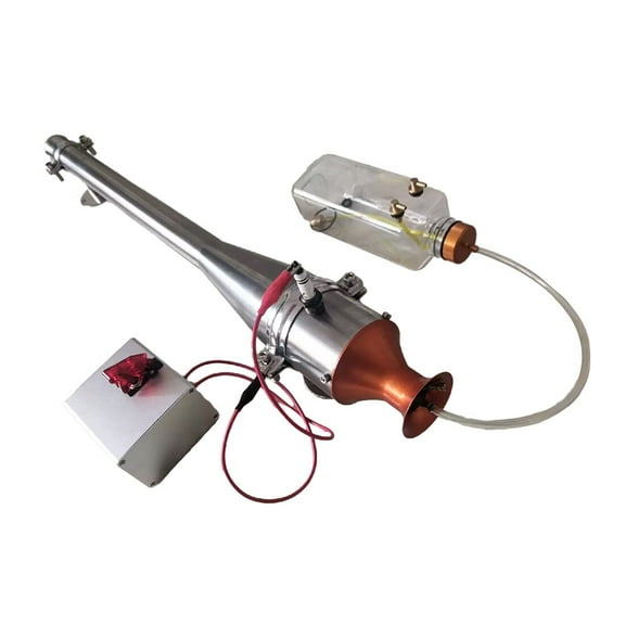 Functional Pulse Jet Engine Model Kit, Medium Valve-Controlled High Thrust Gasoline Powered Aviation Engine with Electronic Ignition, Aviation Experiment Display for Adults
