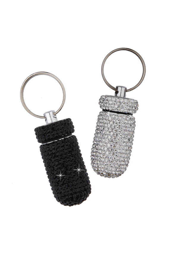 Functional Rhinestones Adorned Tablet Carriers Keychain for Travel and Everyday