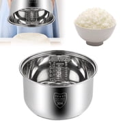 Functional Rice Cooker Replacement Inner Pot 304 Stainless Steel Rice Cooker Inner Bowl 2L