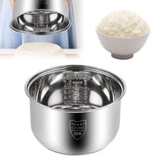 Functional Rice Cooker Replacement Inner Pot 304 Stainless Steel Rice Cooker Inner Bowl 5L