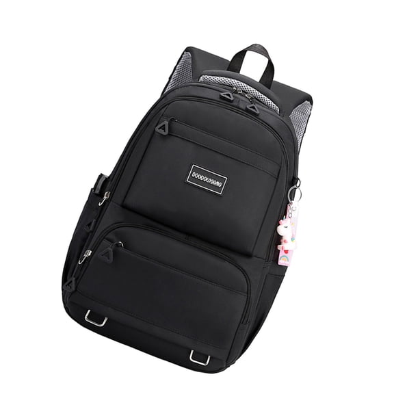 Functional School Bag Nylon Laptop Backpack Large Comfortable Daypack for High School and Middle School Students