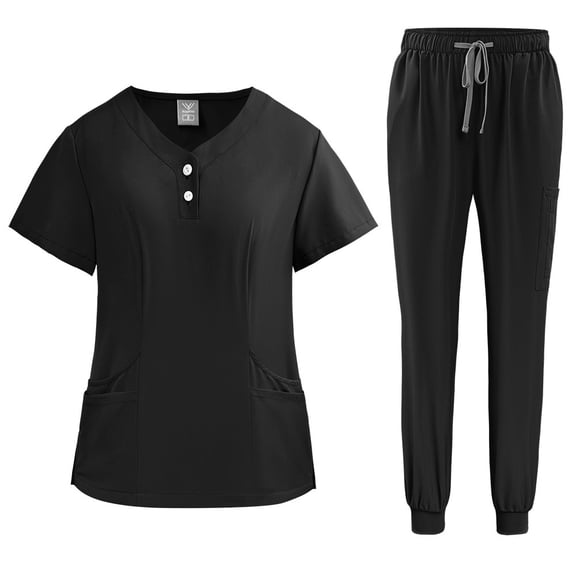Functional Scrubs Set for Medical  Work Clothes Comfortable Fit for Uniform Set for Hospitals, Clinics & Veterinary Practices