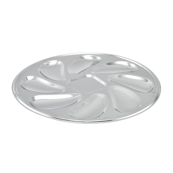 Functional Serving Dish Stainless Steel Oysters Plate Round Shellfish Seafood Tray Perfect for Serving Various Shellfish