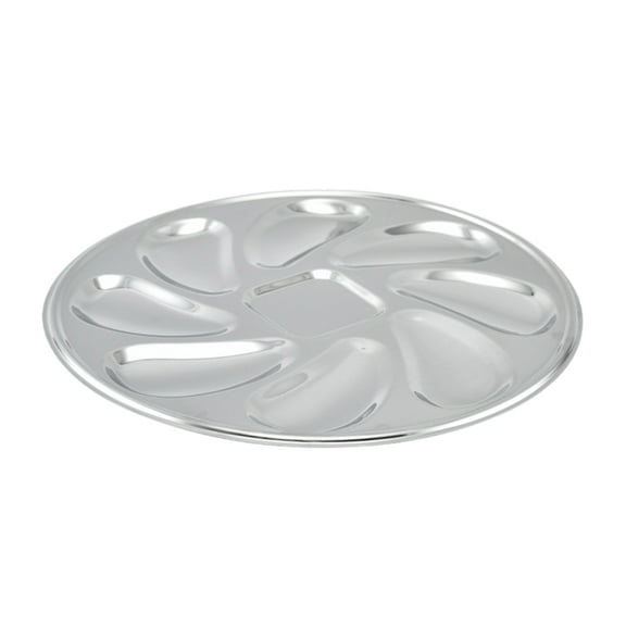 Functional Serving Stainless Steel Oysters Plate Round Shellfish Seafood Tray Perfect for Serving Various Shellfish