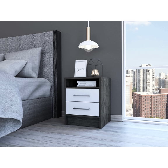 Functional Side Table with Smooth Drawers / Keep Living Room Organized