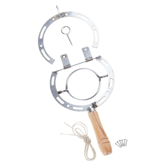 Functional Wall Mounted Wine Bottle Opener With Antique Horseshoe Shape Farmhouse Industrial Tool For Kichen Decors