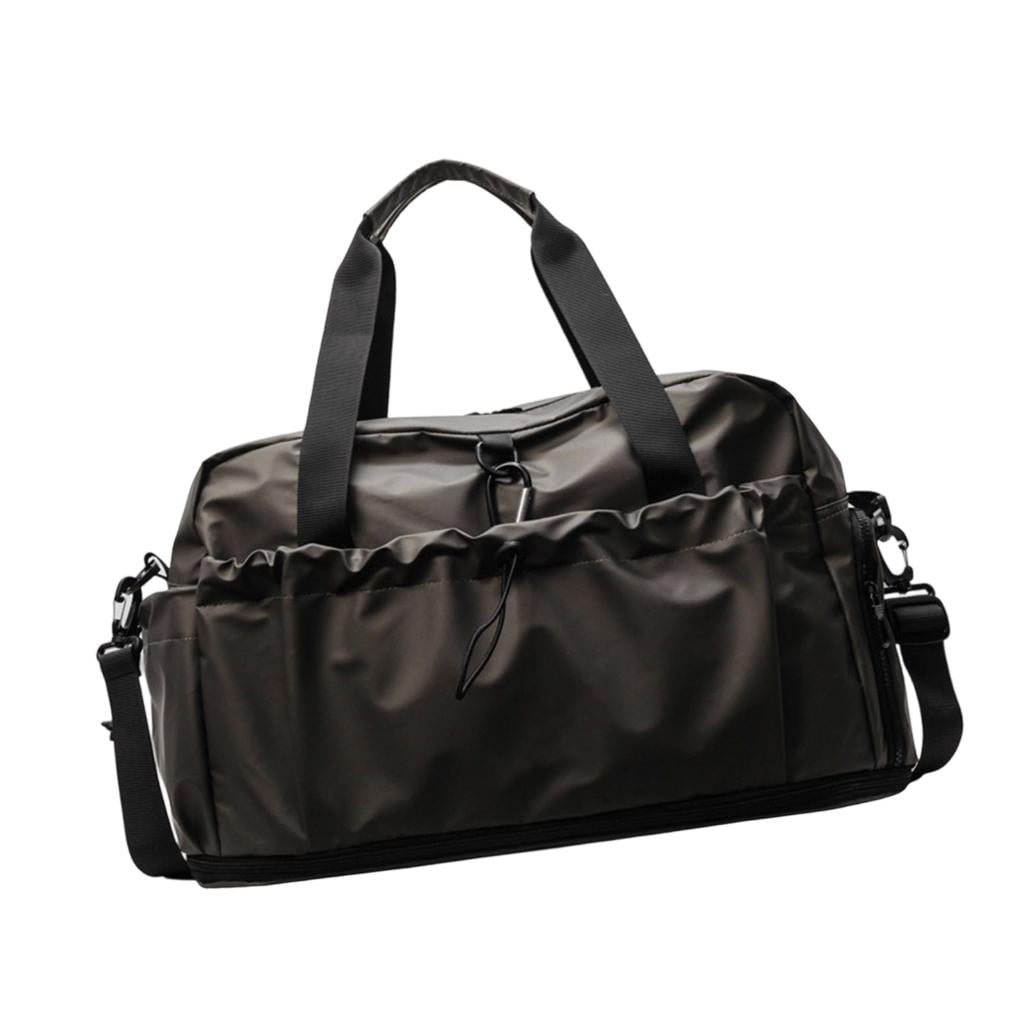 Functional Waterproof Travel Organizer With Wet Dry Pockets And Shoe Compartment