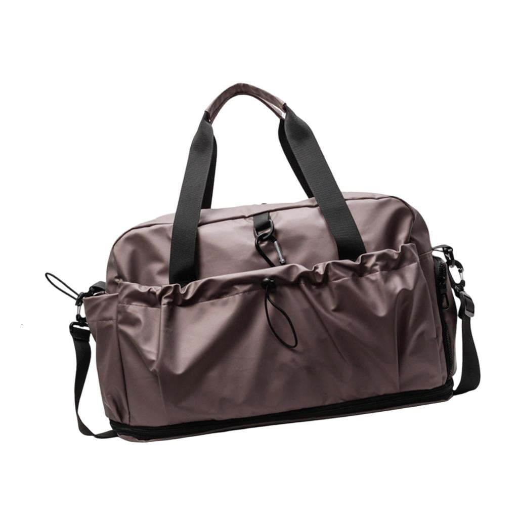 Functional Waterproof Travel Organizer With Wet Dry Pockets And Shoe Compartment