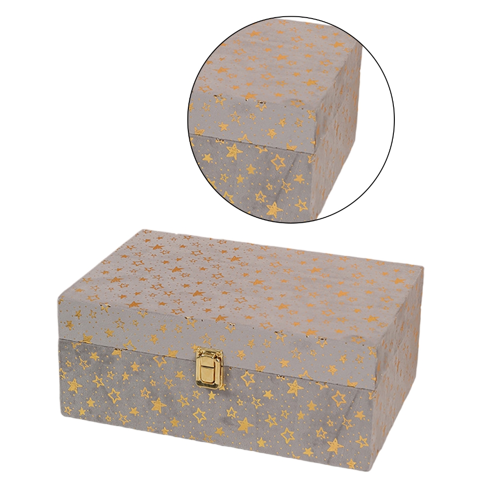 Functional Wood Storage Container with Soft Lining Practical Organizer ...