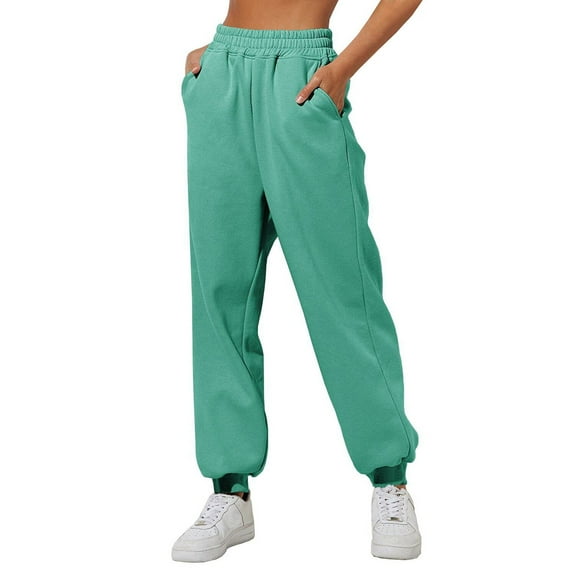 Functional and Fashionable Sweatpants Women's Joggers Casual Loose Pants with Side Pockets for Your Everyday Use