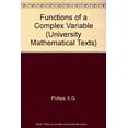 thumbnail image 1 of Pre-Owned Functions of a Complex Variable (University Mathematical Texts) 9780050013113 Used, 1 of 1