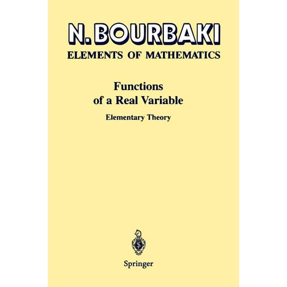 Functions of a Real Variable: Elementary Theory, (Paperback)
