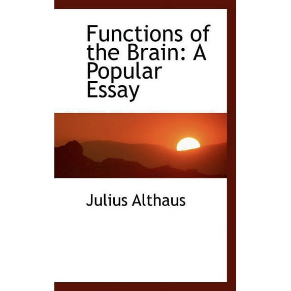 Functions of the Brain: A Popular Essay (Paperback)