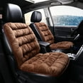 thumbnail image 1 of Funda cálida para asiento de coche, cojín delantero y trasero, protector de asiento, material suave, para invierno, ajuste universal, acolchado cómodo, funda para asiento de coche, protector de, 1 of 8