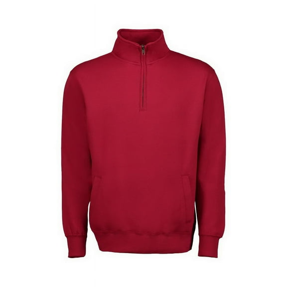 MV Sport 20315 Fundamental Fleece Q Zip-Crimson [019]-S