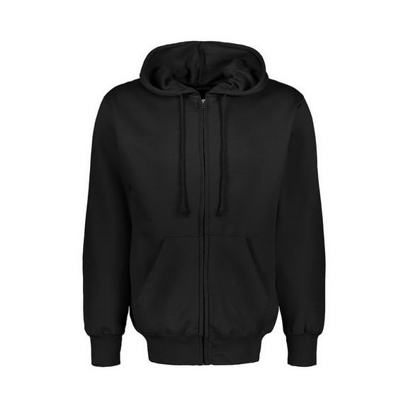 MV Sport 20349 Fundamental Fleece Zip Hood-Black [006]-L
